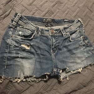 Silver Boyfriend Shorta